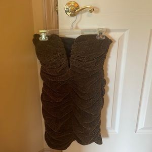 Pretty Little Thing strapless cocktail dress- worn once